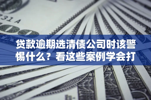 武汉贷款逾期选清债公司时该警惕什么？看这些案例学会打翻身仗