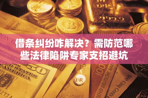 武汉借条纠纷咋解决？需防范哪些法律陷阱专家支招避坑
