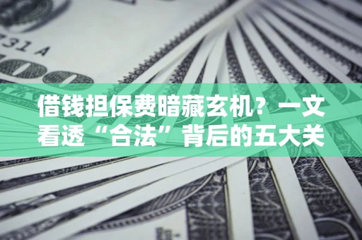 武汉借钱担保费暗藏玄机？一文看透“合法”背后的五大关键陷阱