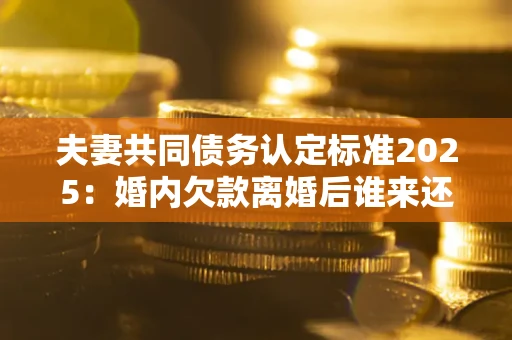 武汉夫妻共同债务认定标准2025:婚内欠款离婚后谁来还? 武汉夫妻共同债务认定标准2025:婚内欠款离婚后谁来还?