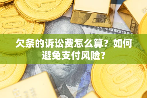 武汉欠条的诉讼费怎么算？如何避免支付风险？