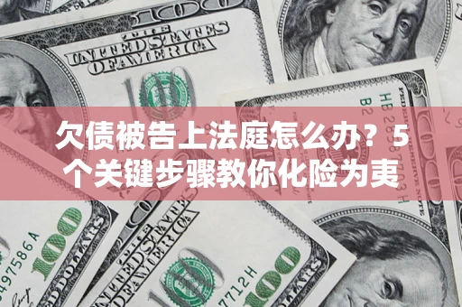 武汉欠债被告上法庭怎么办？5个关键步骤教你化险为夷